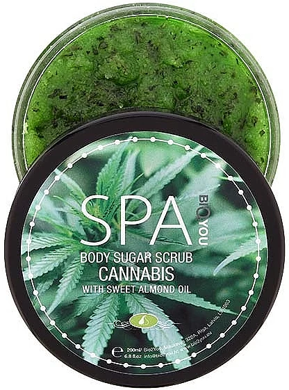 Gommage Au Sucre Pour Corps, Chanvre 1 Gommage Au Sucre Pour Corps, Chanvre