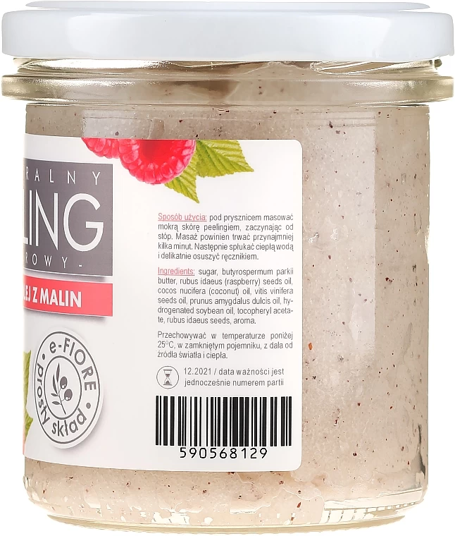 Gommage Naturel Au Sucre, Beurre De Karité Et Huile De Framboise Pour Corps 2 Gommage Naturel Au Sucre, Beurre De Karité Et Huile De Framboise Pour Corps – Image 2