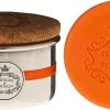 Essencias De Portugal Aluminium Jewel-Keeper With Cork Lid Orange
