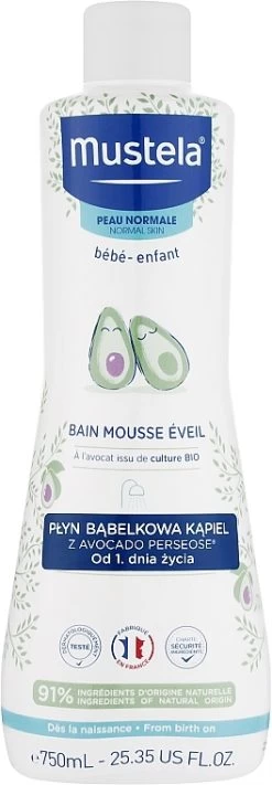 Mustela Mousse De Bain à L'avocat