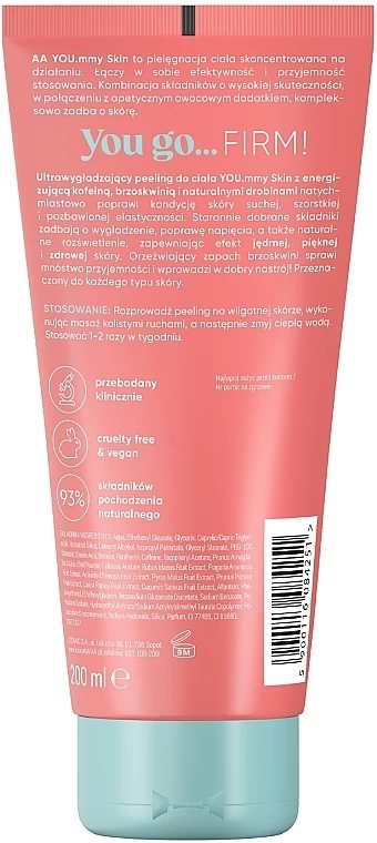 Peeling à La Caféine Et Pêche Pour Corps 2 Peeling à La Caféine Et Pêche Pour Corps – Image 2