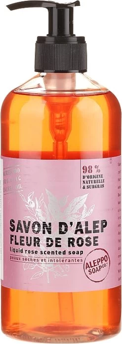Savon D'Alep Liquide, Fleur De Rose