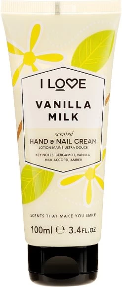 Crème Pour Mains Et Ongles, Lait à La Vanille