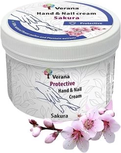 Crème Protectrice Pour Mains Et Ongles, Sakura