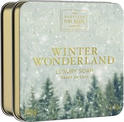 Savon En Boîte Métallique, Pays Des Merveilles D'hiver