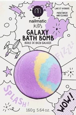 Bombe De Bain, Violet-jaune-bleu