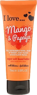 Lotion Pour Mains, Mangue Et Papaye