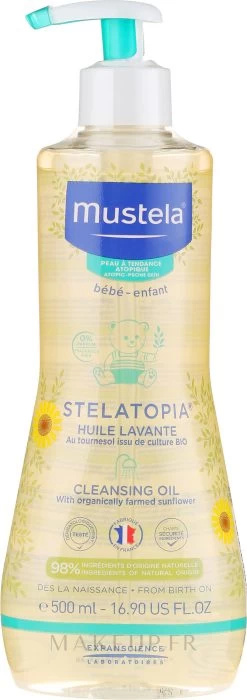 Mustela Huile Lavante Au Turnesol Pour Enfants Dès La Naissance, Bio -Produit De Soins Corporels Boutique ojraywt7sqpx