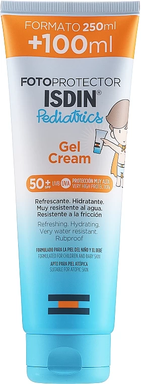 ISDIN Gel-crème Solaire à L'huile De Ricin Pour Enfants