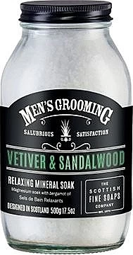 Sels De Bain Minéraux Au Vétiver Et Au Bois De Santal