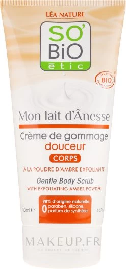 Crème De Gommage Douceur Au Lait D'ânesse Pour Corps -Produit De Soins Corporels Boutique rlgnm0plzpfb