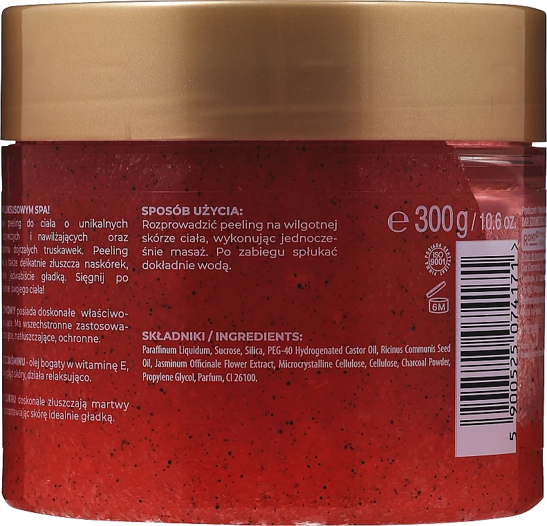 Peeling Sucré Pour Corps, Fraise 2 Peeling Sucré Pour Corps, Fraise – Image 2