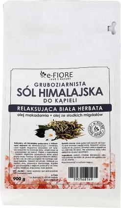 Sel De Bain Rose De L'Himalaya, Thé Blanc