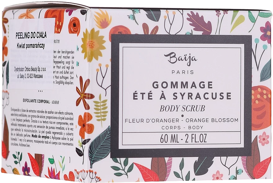 Gommage à La Fleur D'oranger Pour Corps 1 Gommage à La Fleur D'oranger Pour Corps