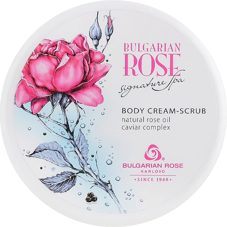 Crème-gommage à L'huile De Rose Pour Corps 1 Crème-gommage à L'huile De Rose Pour Corps