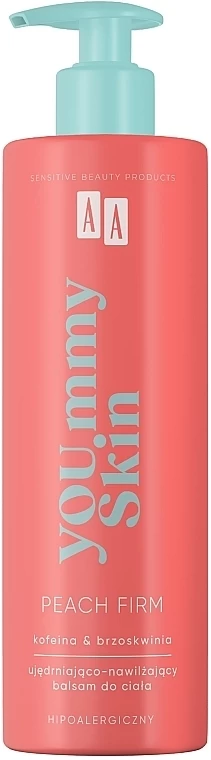 Lotion à La Caféine Et Pêche Pour Corps