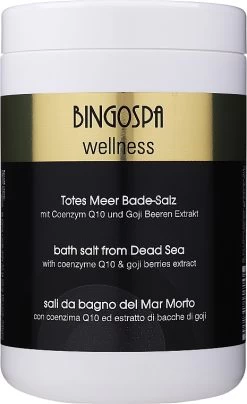 Sels De Bain De La Mer Morte à La Coenzyme Q10 Et Baie De Goji