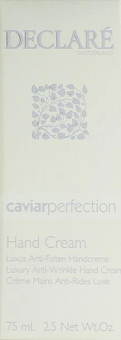 Crème Anti-rides à L'extrait De Caviar Noir Pour Mains