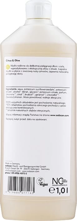 Savon Liquide Aux Huiles D'agrumes Et Olive -Produit De Soins Corporels Boutique zk1bozimg8cb